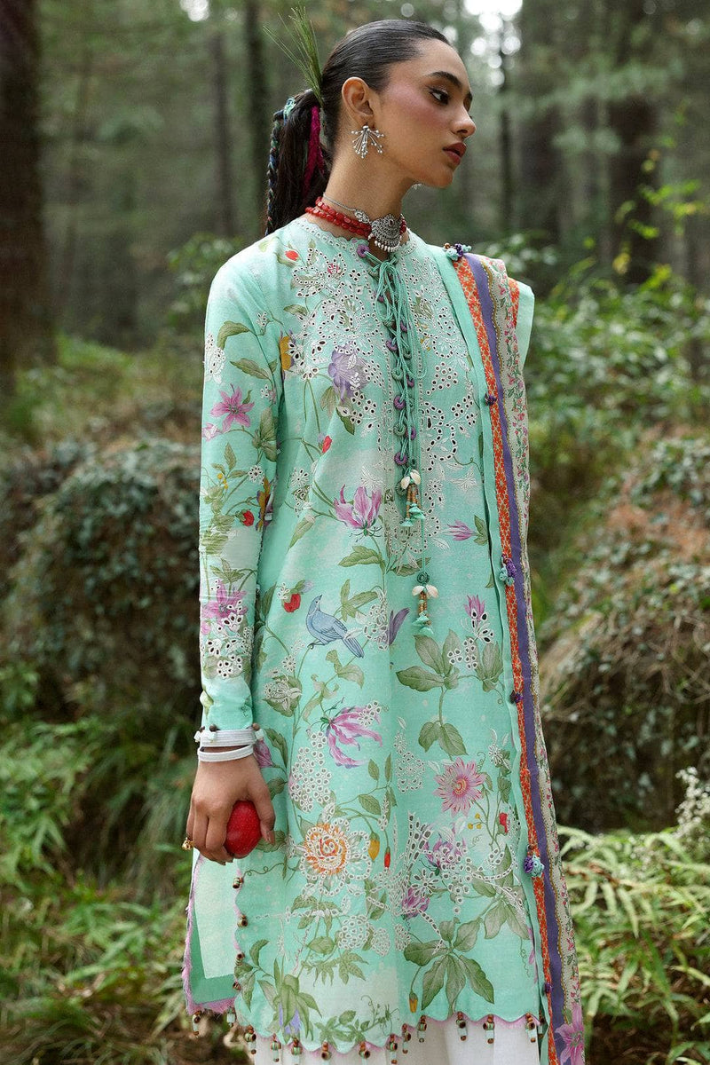 Zaha Festive Lawn Neelum/ELARA (ZL25-02 B)