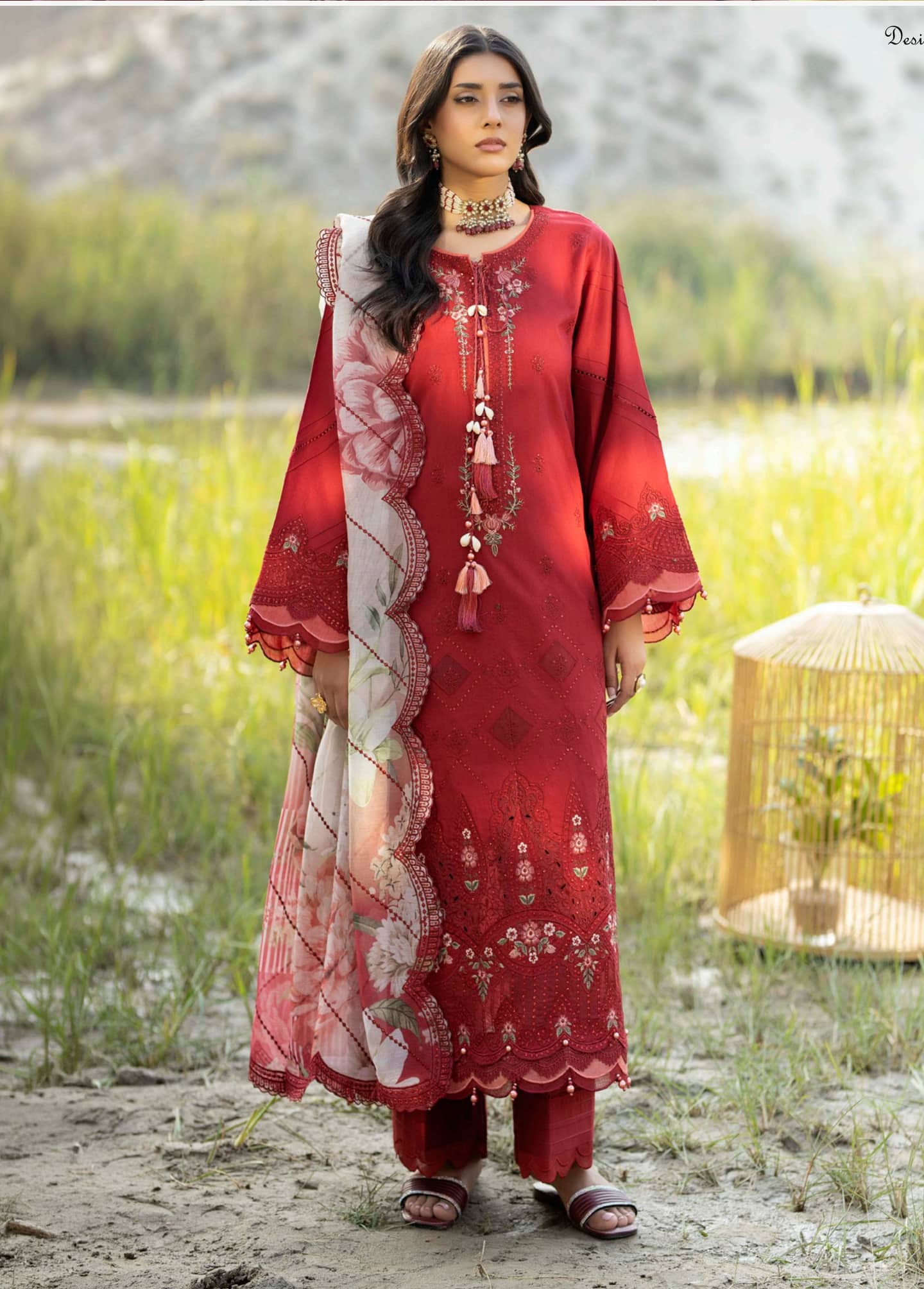 Adans Libas Lawnkari Luxury/D-04