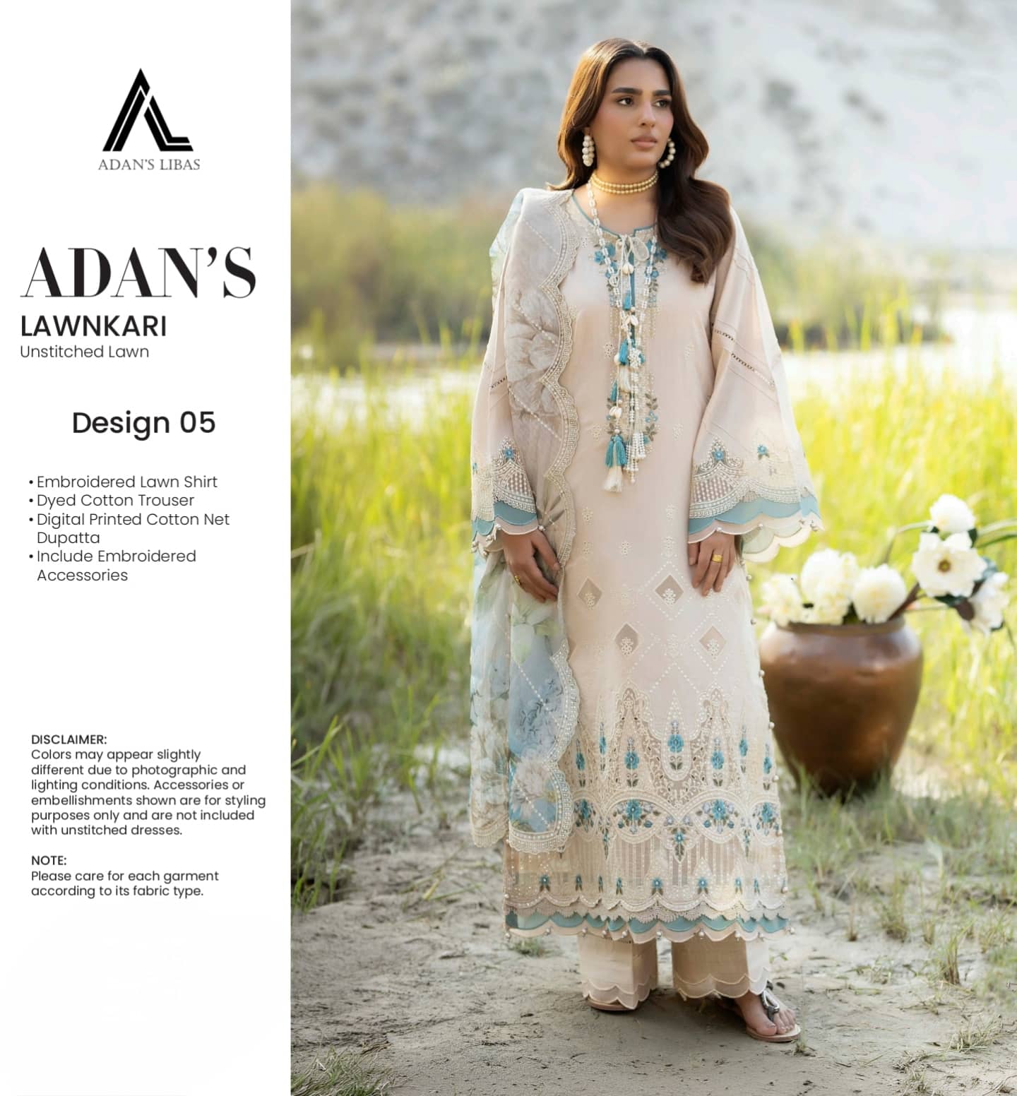 Adans Libas Lawnkari Luxury/D-05