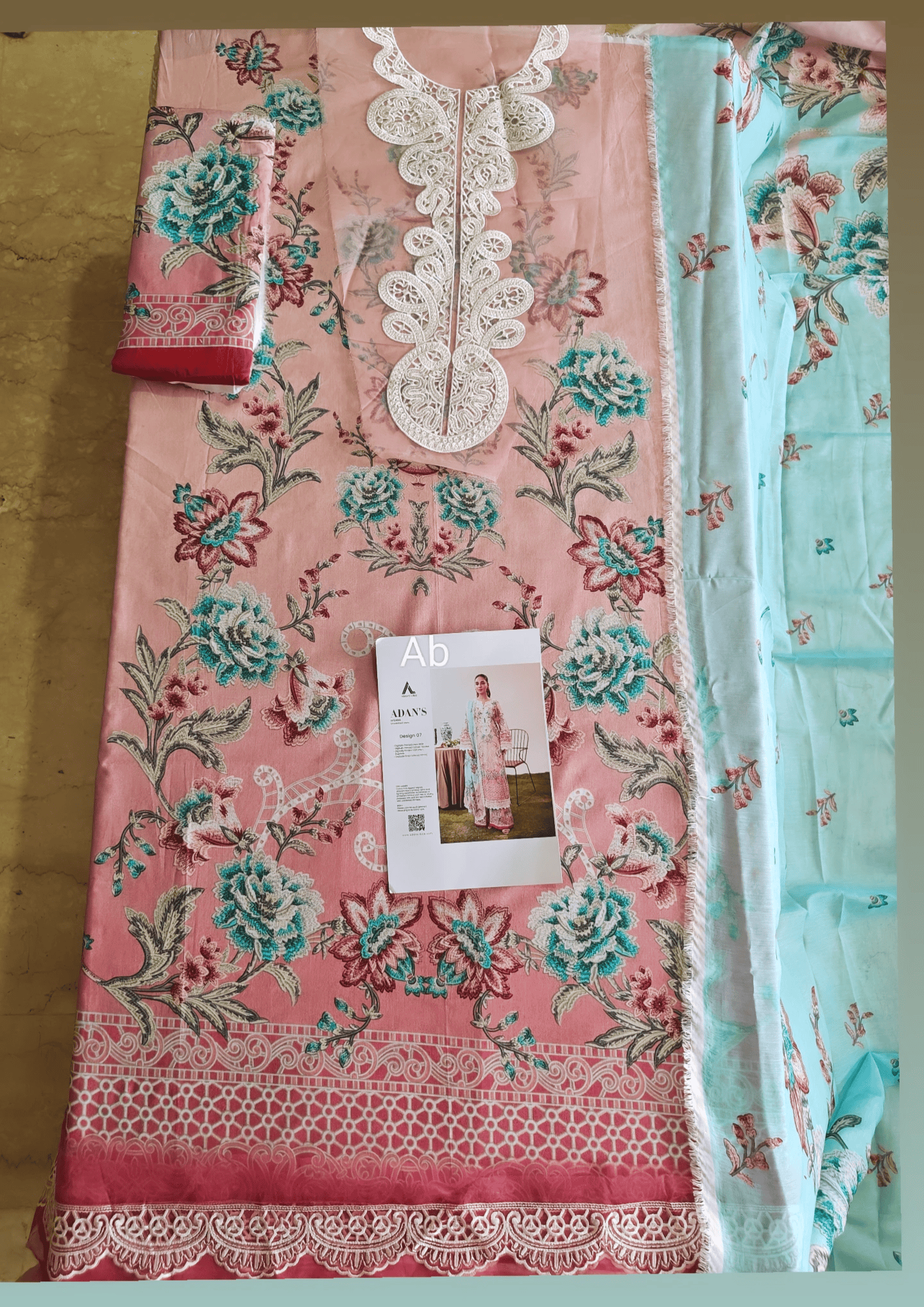 Open Pic/Adan's Libas Afsana Lawn