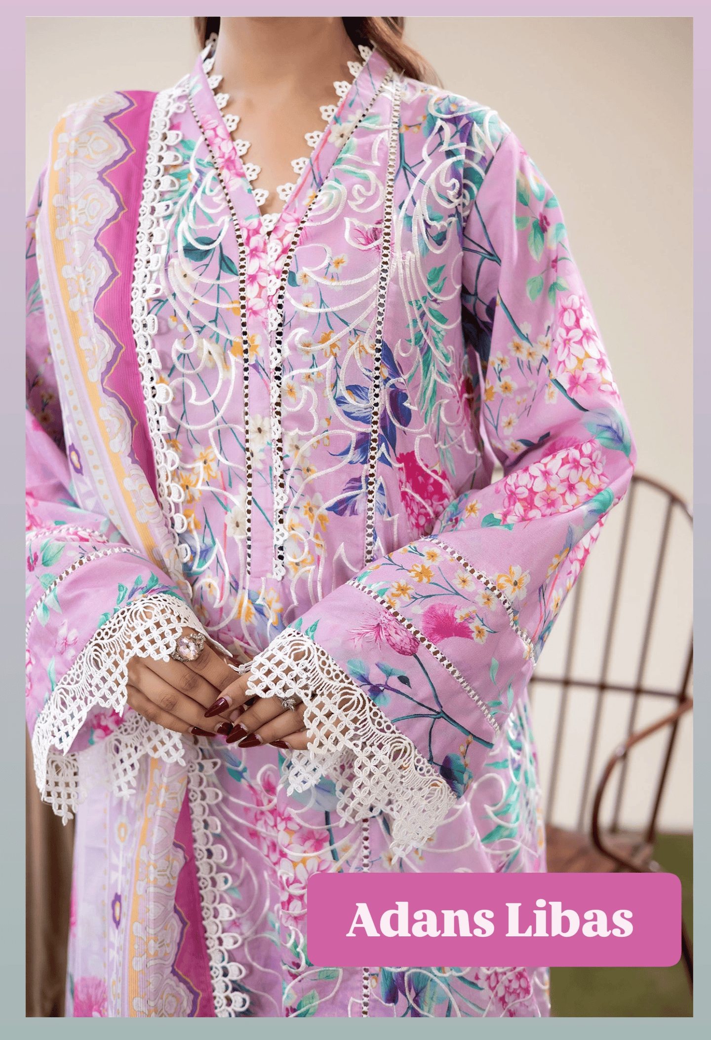 Open Pic/Adan's Libas Afsana Lawn