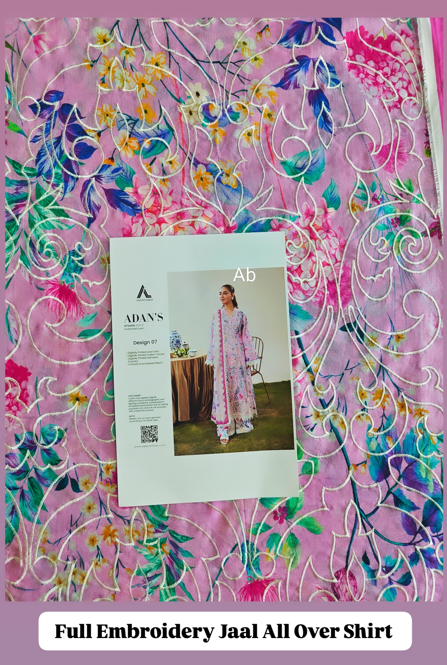 Open Pic/Adan's Libas Afsana Lawn