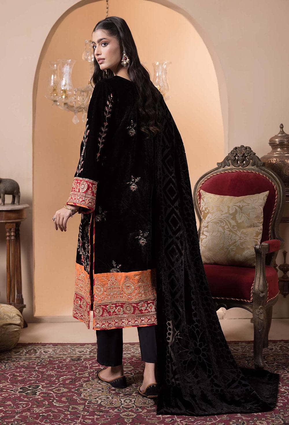 Adans Libas Velvet Palachi Velvet Pakistani Suits Restocked/Adans Libas Velvet Palachi 24 Vol 1