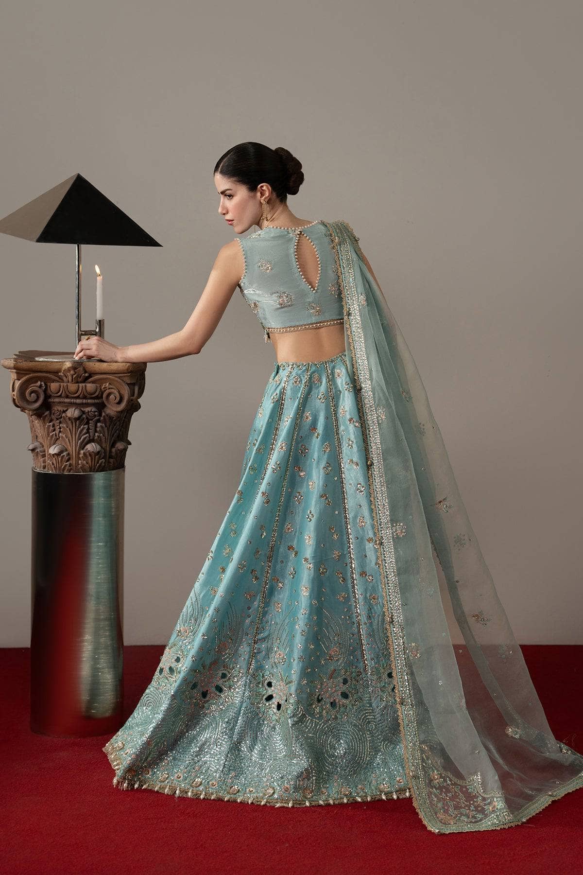 Afrozeh Aure Formals/Grandezza/Ice Blue