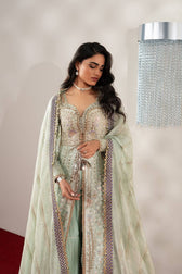Afrozeh Aure Formals/Marais/Pastel Sea Green