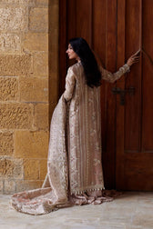 Afrozeh Dastangoi Formals 26/Rang E Dastaan/Zari Gold Blush