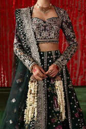 Afrozeh Shehnai Wedding Formals 25/Shonglam/Emerald