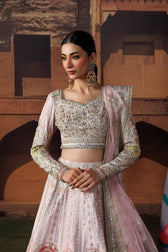 Afrozeh Shehnai Wedding Formals 26/Gul E Roshan/Baby Pink