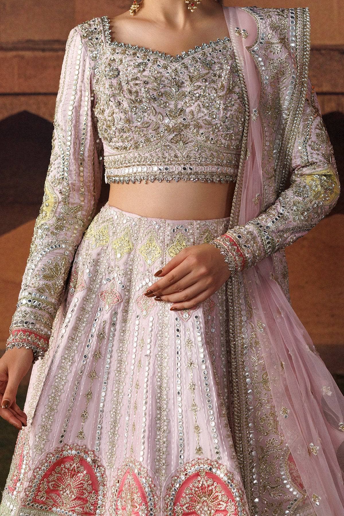 Afrozeh Shehnai Wedding Formals 26/Gul E Roshan/Baby Pink