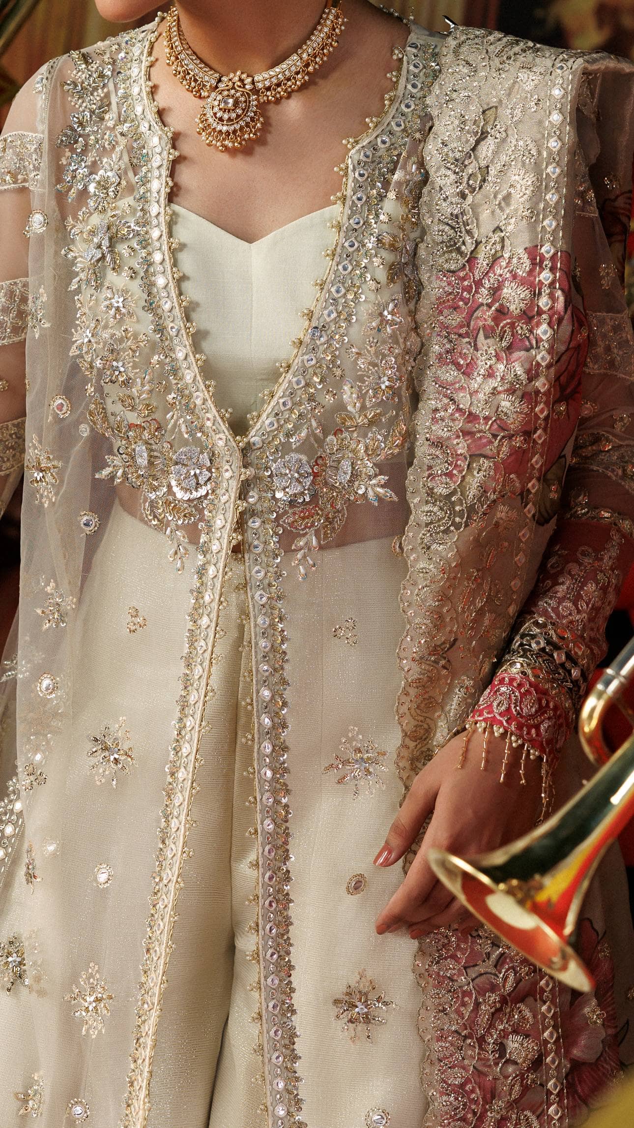Afrozeh Shehnai Wedding Formals 26/Rang-E-Wafa/Off White