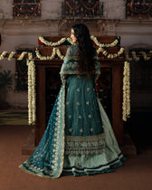 Afrozeh Shehnai Wedding Formals 26/Suhan/Teal Green