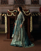 Afrozeh Shehnai Wedding Formals 26/Suhan/Teal Green