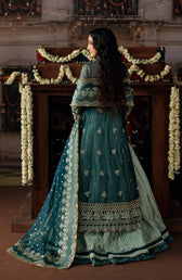 Afrozeh Shehnai Wedding Formals 26/Suhan/Teal Green