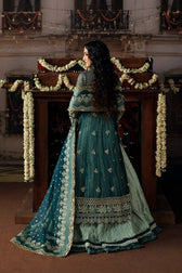 Afrozeh Shehnai Wedding Formals 26/Suhan/Teal Green