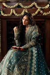 Afrozeh Shehnai Wedding Formals 26/Suhan/Teal Green