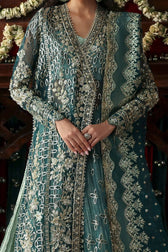 Afrozeh Shehnai Wedding Formals 26/Suhan/Teal Green