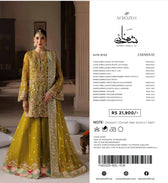 Afrozeh Shehnai Wedding Formals 26/Zarminay/Yellow