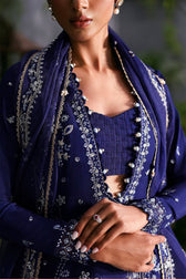 Afrozeh La Fuchsia 25/Maison/04/Navy Blue