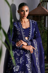 Afrozeh La Fuchsia 25/Maison/04/Navy Blue