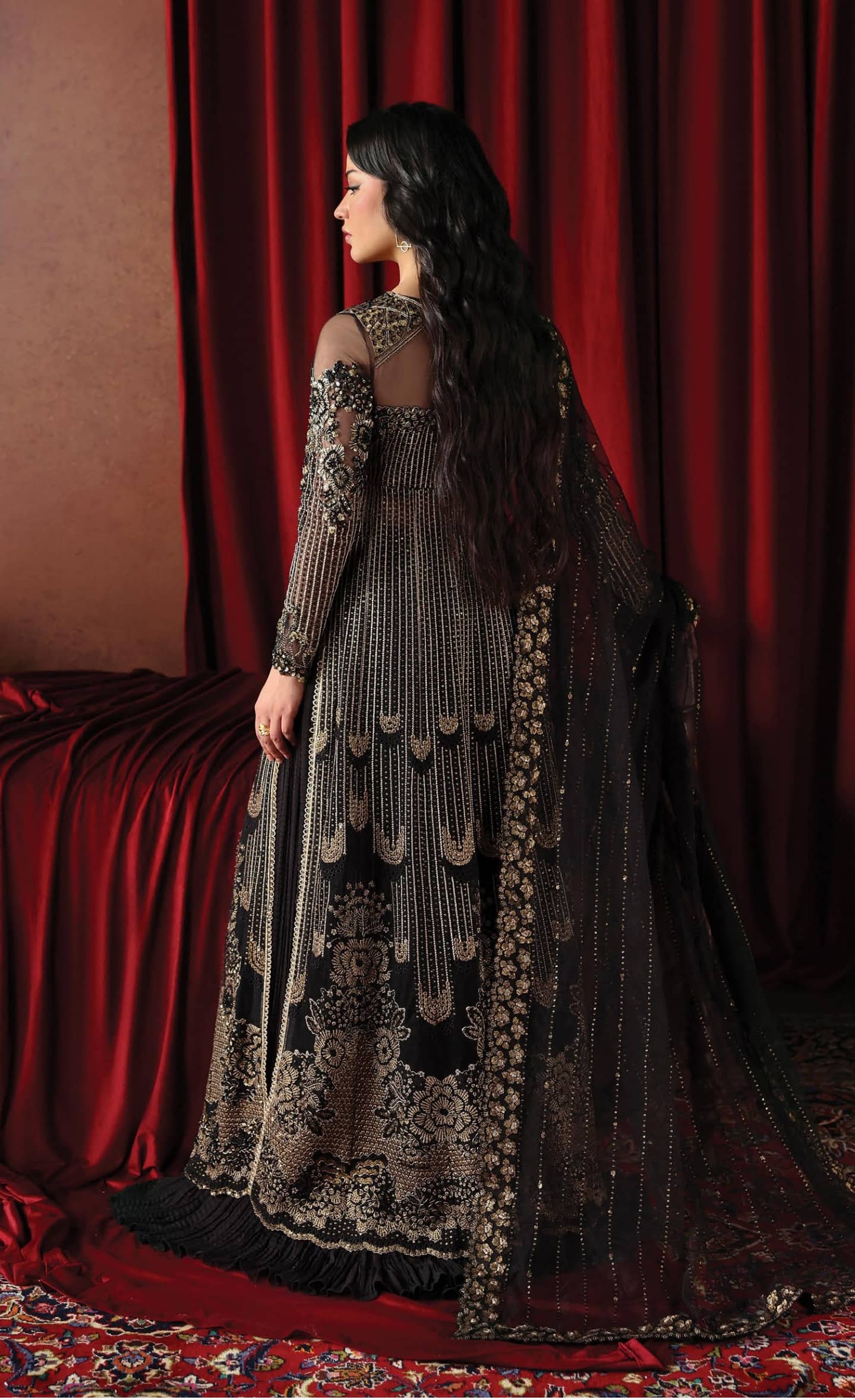 Afrozeh La Fuchsia 26/Chariot/Elegant Black