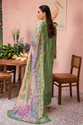Restocked/Afrozeh Painted Garden Lawn/Celestial /D 02Bouquet