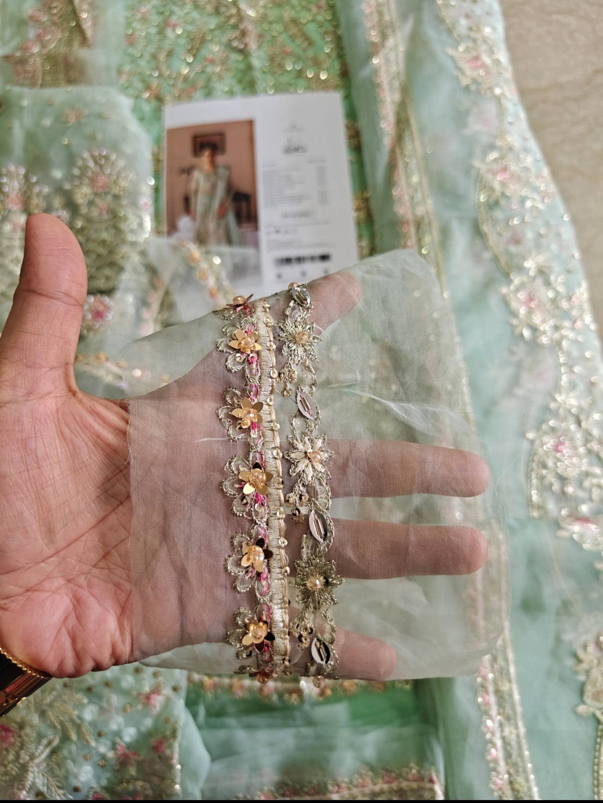 Open Pic/Hot 🔥 Seller/Afrozeh Shehnai Wedding Formals 26/Dastoor/Aqua