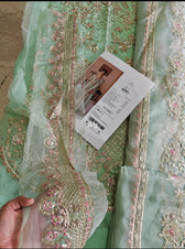 Open Pic/Hot 🔥 Seller/Afrozeh Shehnai Wedding Formals 26/Dastoor/Aqua