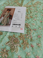 Open Pic/Hot 🔥 Seller/Afrozeh Shehnai Wedding Formals 26/Dastoor/Aqua