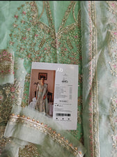 Open Pic/Hot 🔥 Seller/Afrozeh Shehnai Wedding Formals 26/Dastoor/Aqua