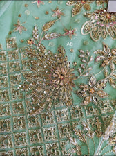 Open Pic/Hot 🔥 Seller/Afrozeh Shehnai Wedding Formals 26/Dastoor/Aqua