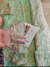 Open Pic/Hot 🔥 Seller/Afrozeh Shehnai Wedding Formals 26/Dastoor/Aqua