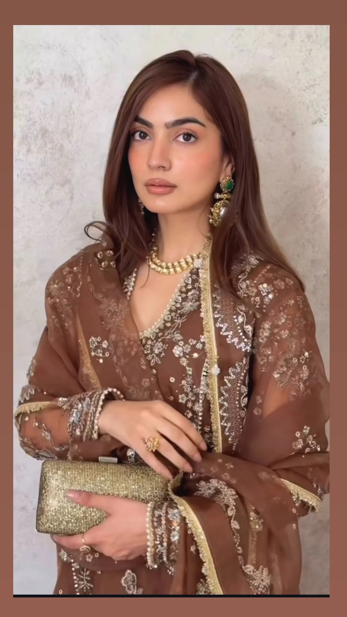 Spotted in Afrozeh Aure Formals/Isadora/Dark Brown