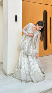 Spotted in  Afrozeh Dastangoi Formals 26/Afsun/Ivory White