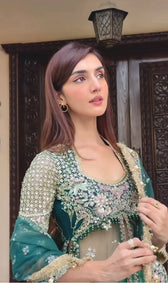 Spotted in Ayzel Afrozeh Luminara 26/Mint Green/Wedding Couture/Amanel/AYZ 172/Koel