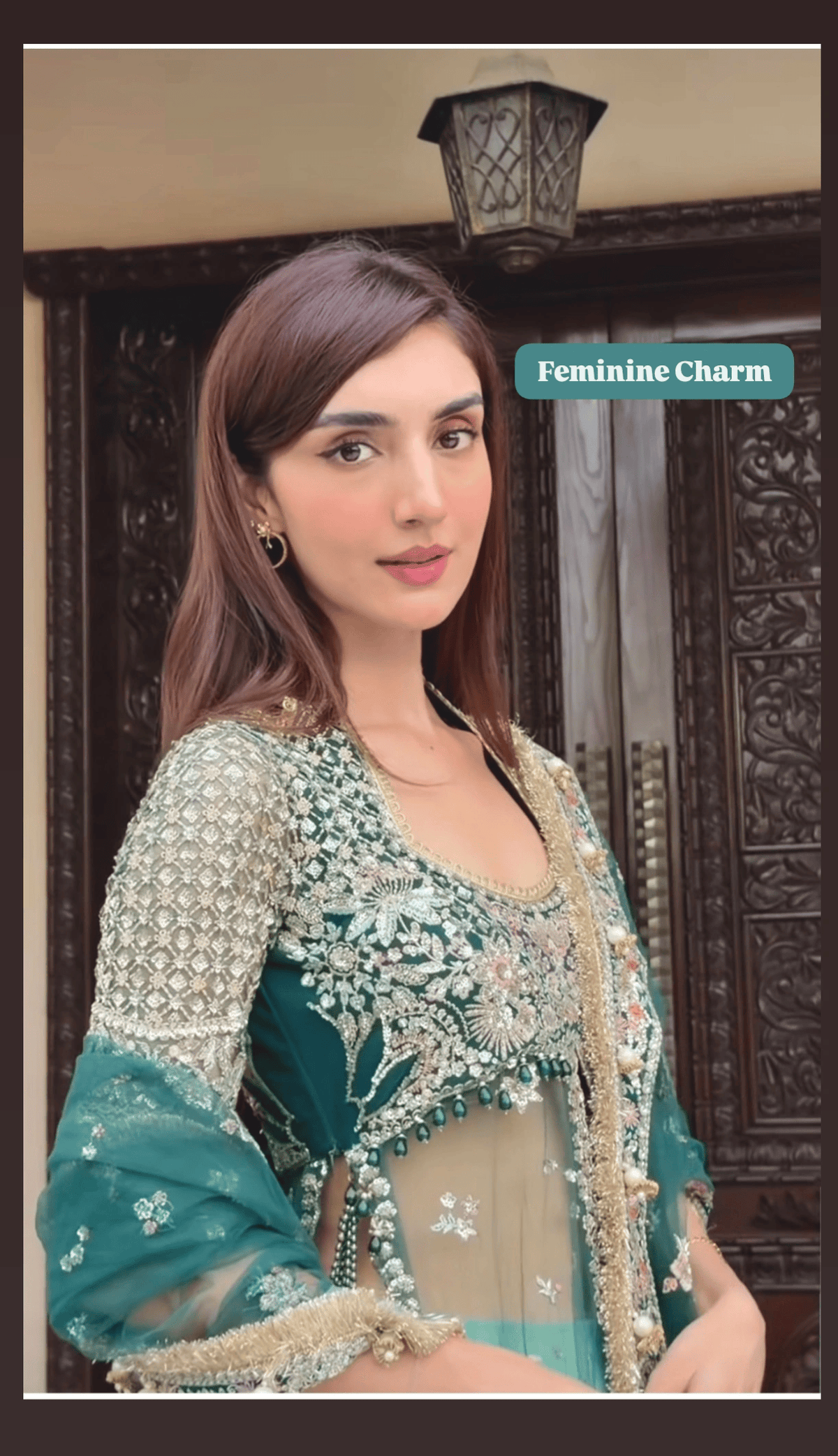 Spotted in Ayzel Afrozeh Luminara 26/Mint Green/Wedding Couture/Amanel/AYZ 172/Koel