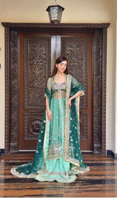 Spotted in Ayzel Afrozeh Luminara 26/Mint Green/Wedding Couture/Amanel/AYZ 172/Koel