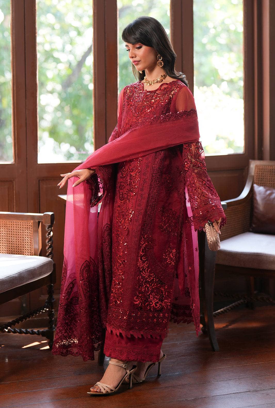 Ajr Couture Cut Work Edition/Belle/Red/03