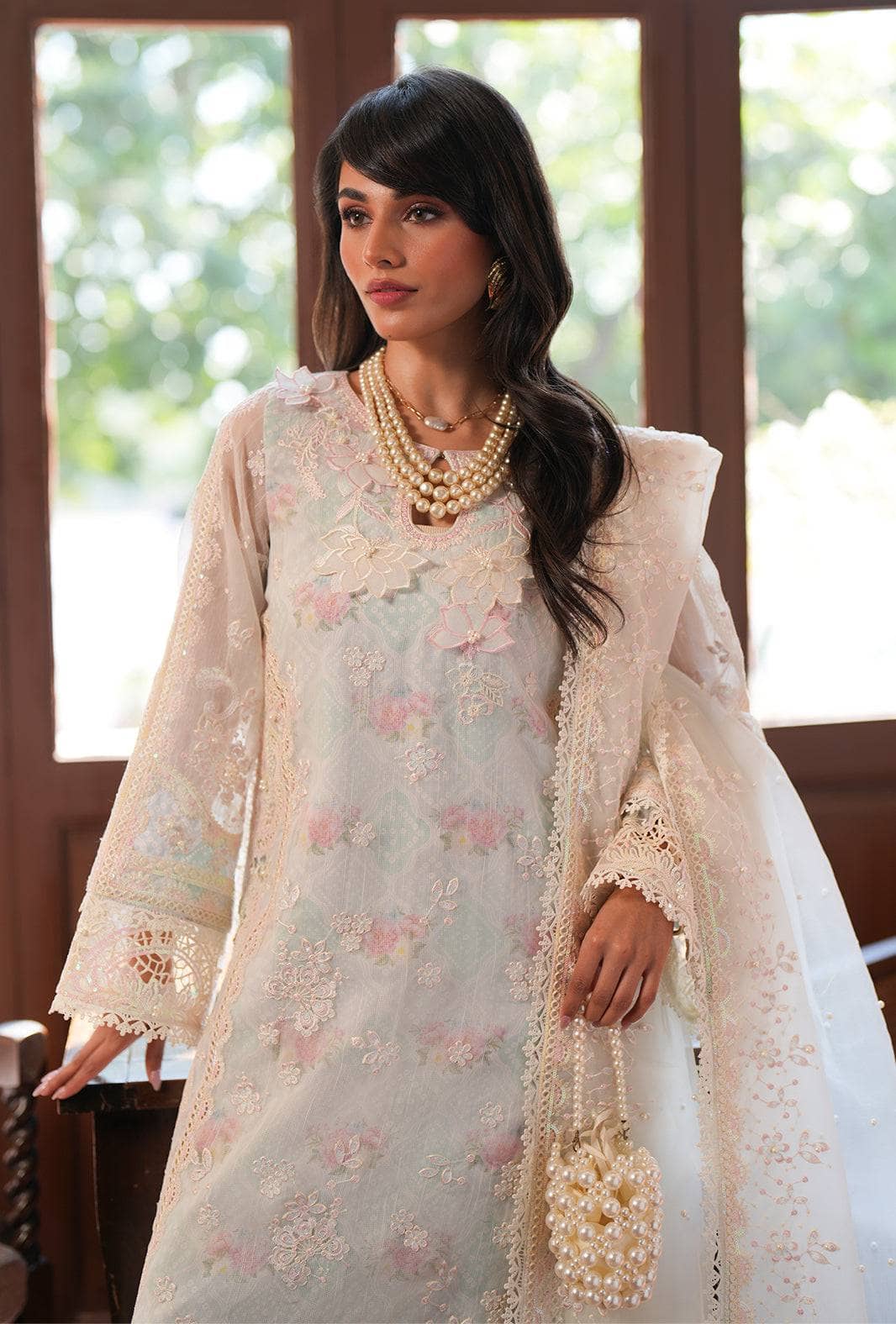 Ajr Couture Cut Work Edition/Elysia/White &SkyBlue/04