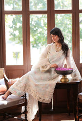 Ajr Couture Cut Work Edition/Elysia/White &SkyBlue/04