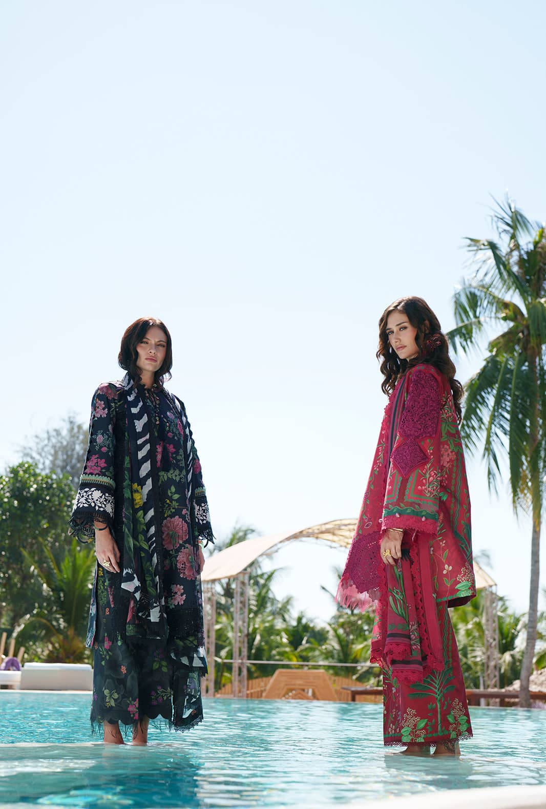 Ajr Couture Chikankari Lawn 26/Amaira/Red