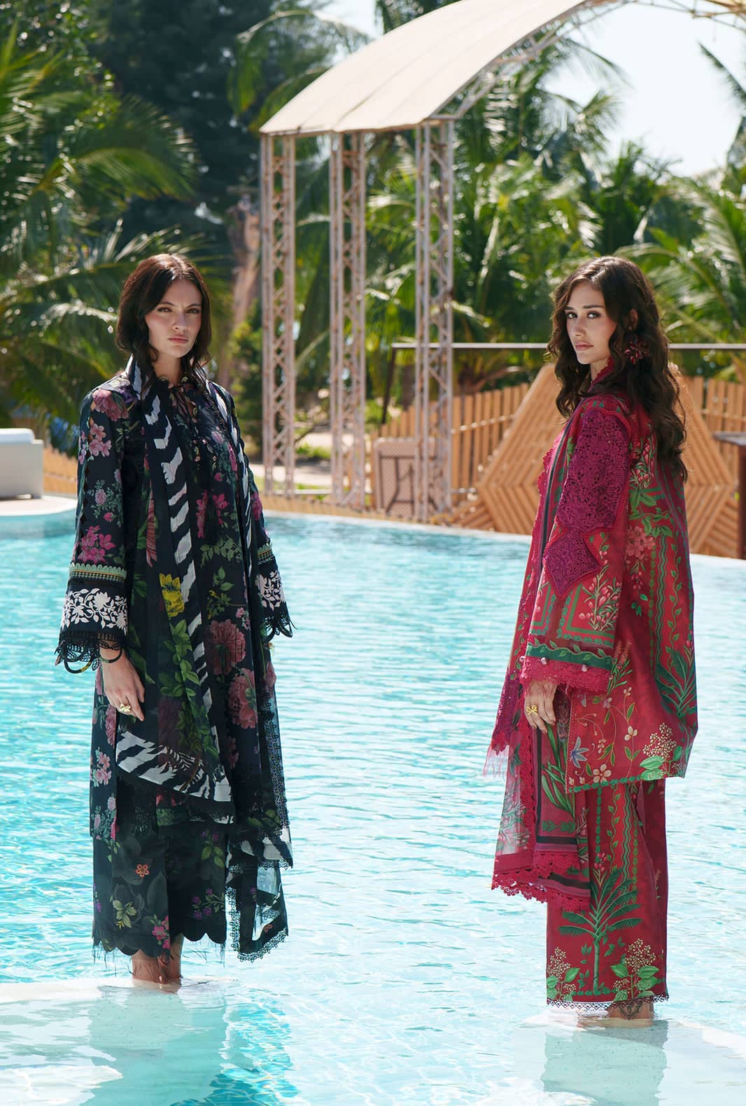 Ajr Couture Chikankari Lawn 26/Amaira/Red