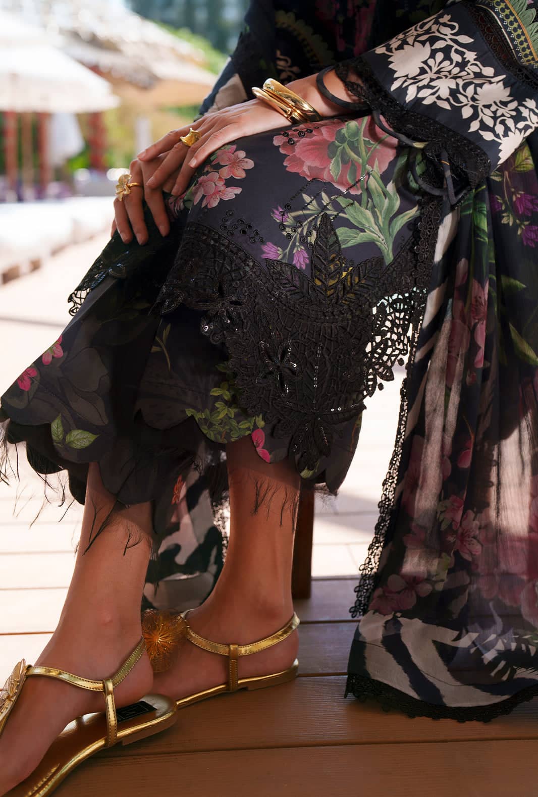 Ajr Couture Chikankari Lawn 26/Vera/Black