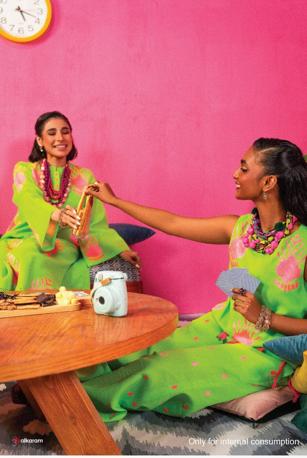 Alkaram Ikat Range/JC-22-24-Neon Green