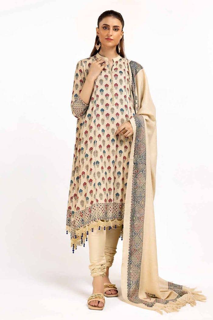 Gul Ahmed Winter 24 Vol 2/Pashmina Linen/AP42049