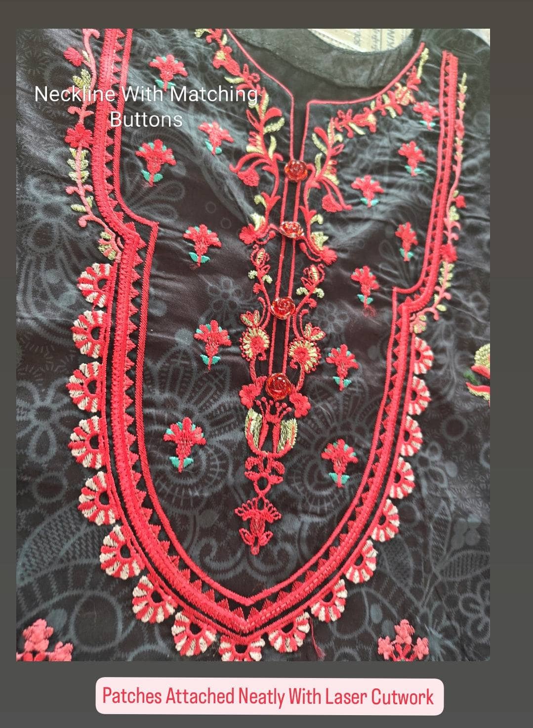 Stitched/So Kamal Stitched Lawn/Awwal Pret/Kashmir Ki Kali (B)/Large