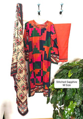 Stitched/Stitched Sapphire Eid/Customized Stitched/Size-40/Medium