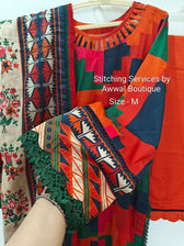 Stitched/Stitched Sapphire Eid/Customized Stitched/Size-40/Medium