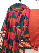 Stitched/Stitched Sapphire Eid/Customized Stitched/Size-40/Medium