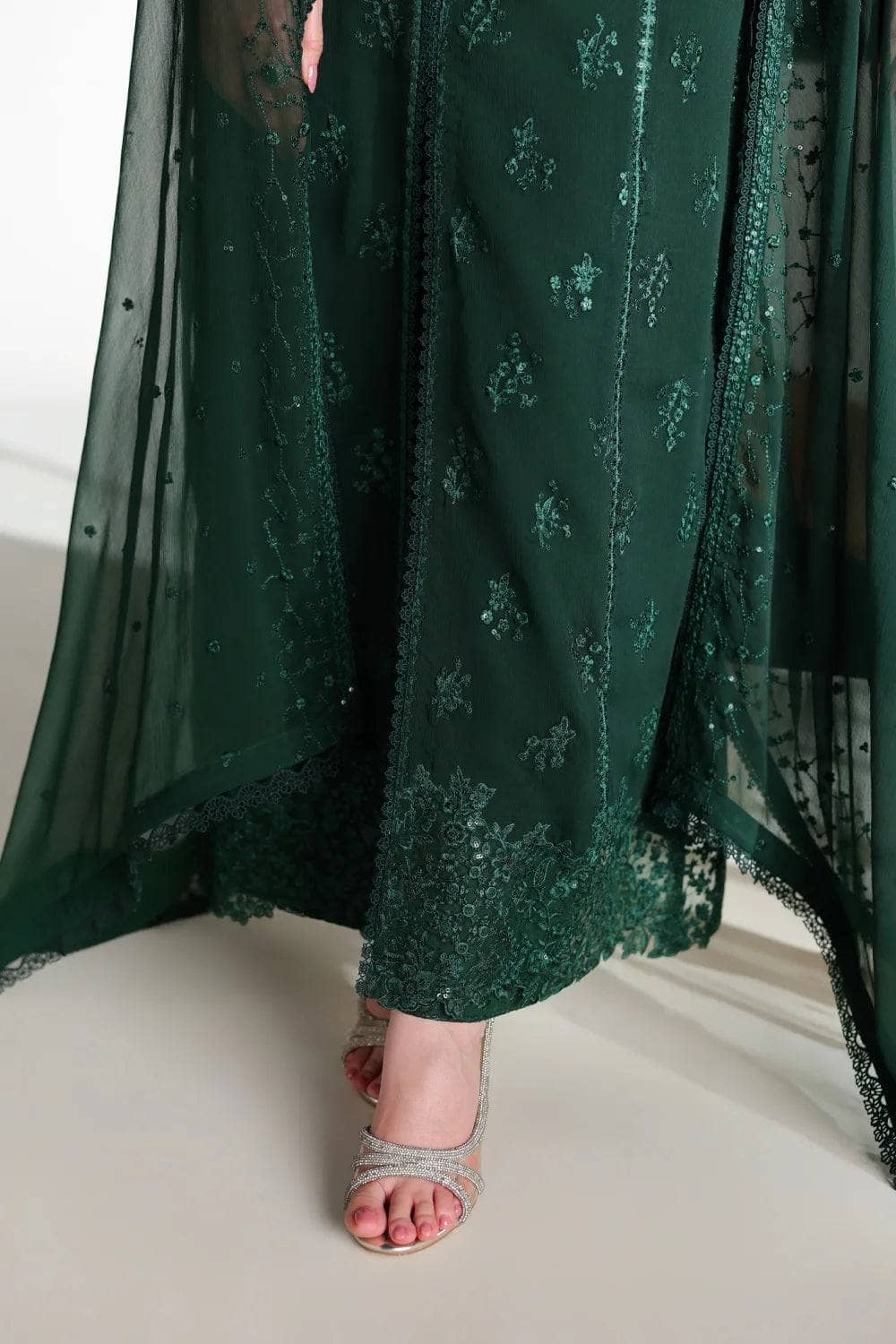 Azure Ensemble  Formals/Leena/Dark Green