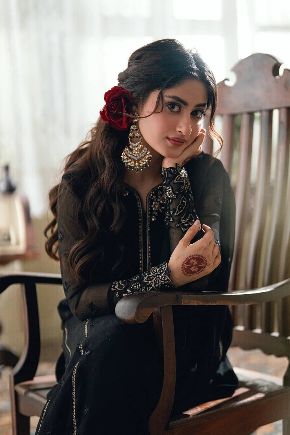 Restocked/Azure Festive Eid Collection/Luxury Formals/Nightingale/Black